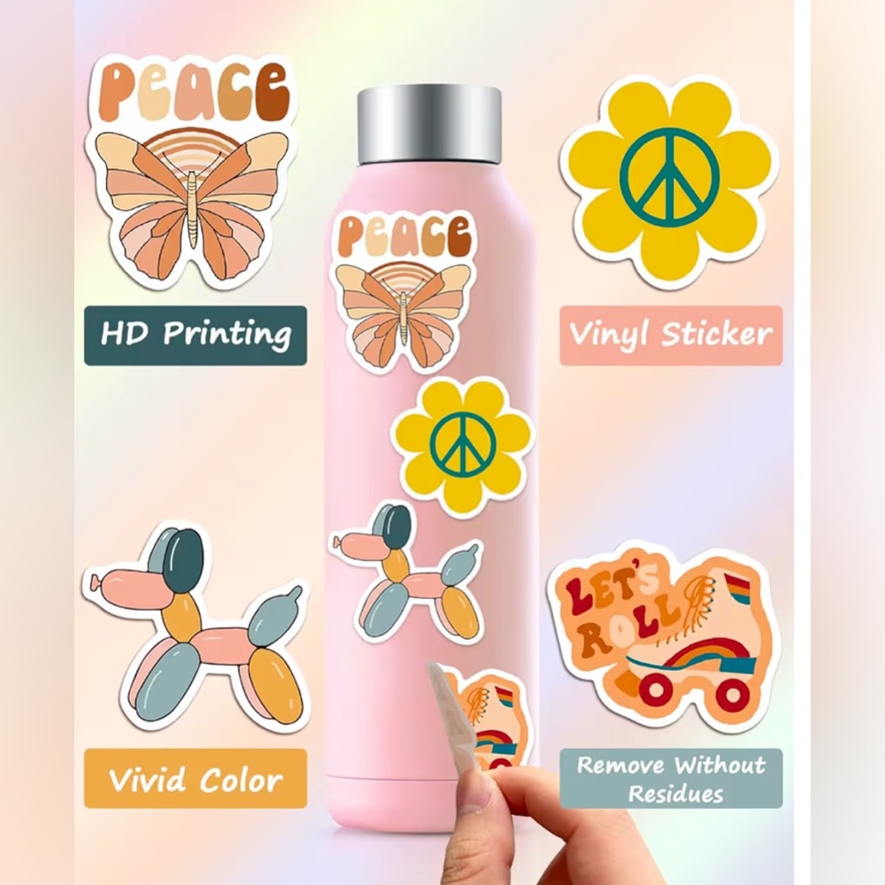 20 for $12.00 Boho/Preppy/Cottagecore Mystery Sticker Bundle - Picture 6 of 7